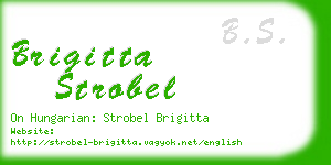 brigitta strobel business card